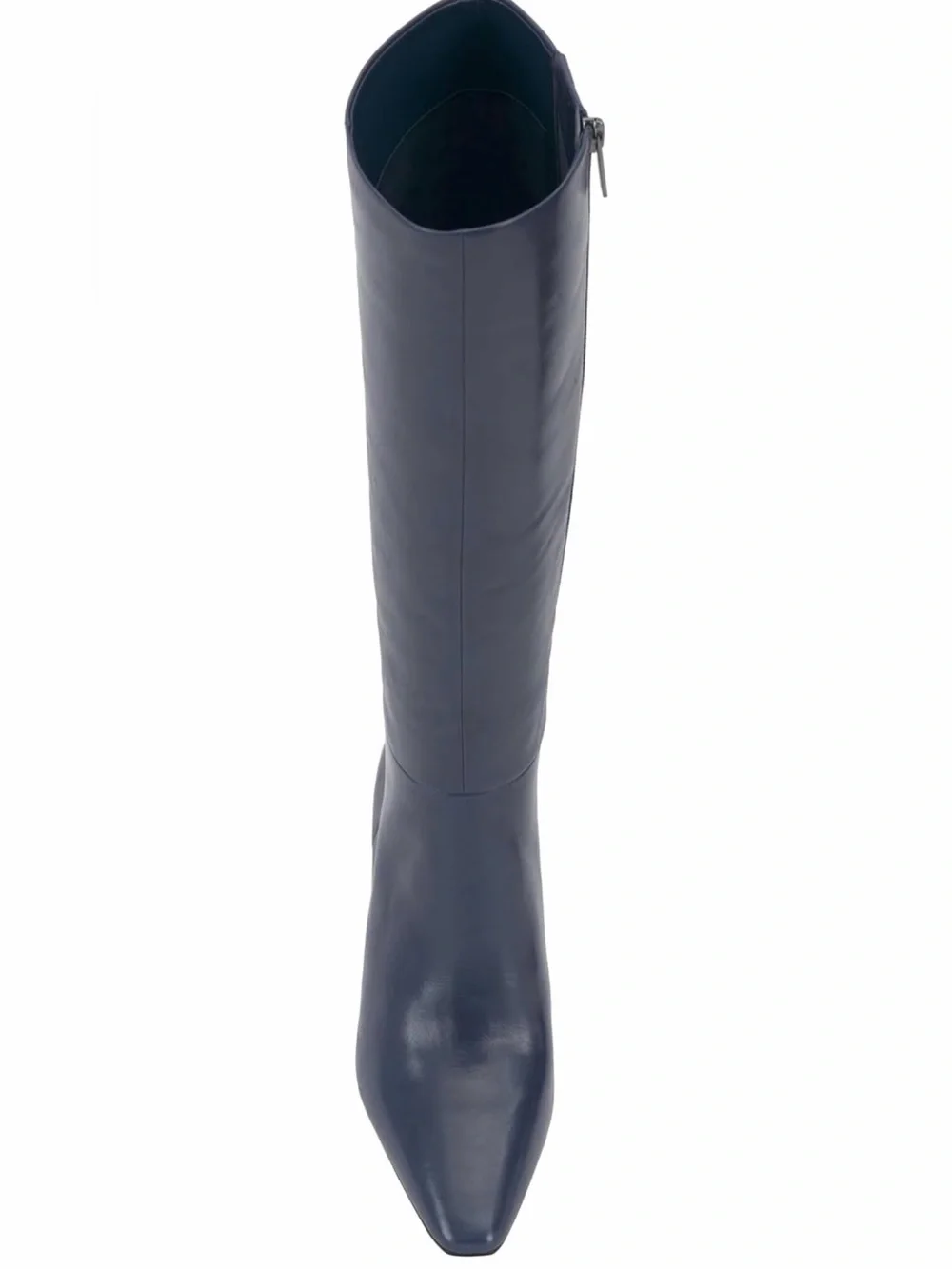 Vince Camuto Navy Leather  Pointed-Toe Boot